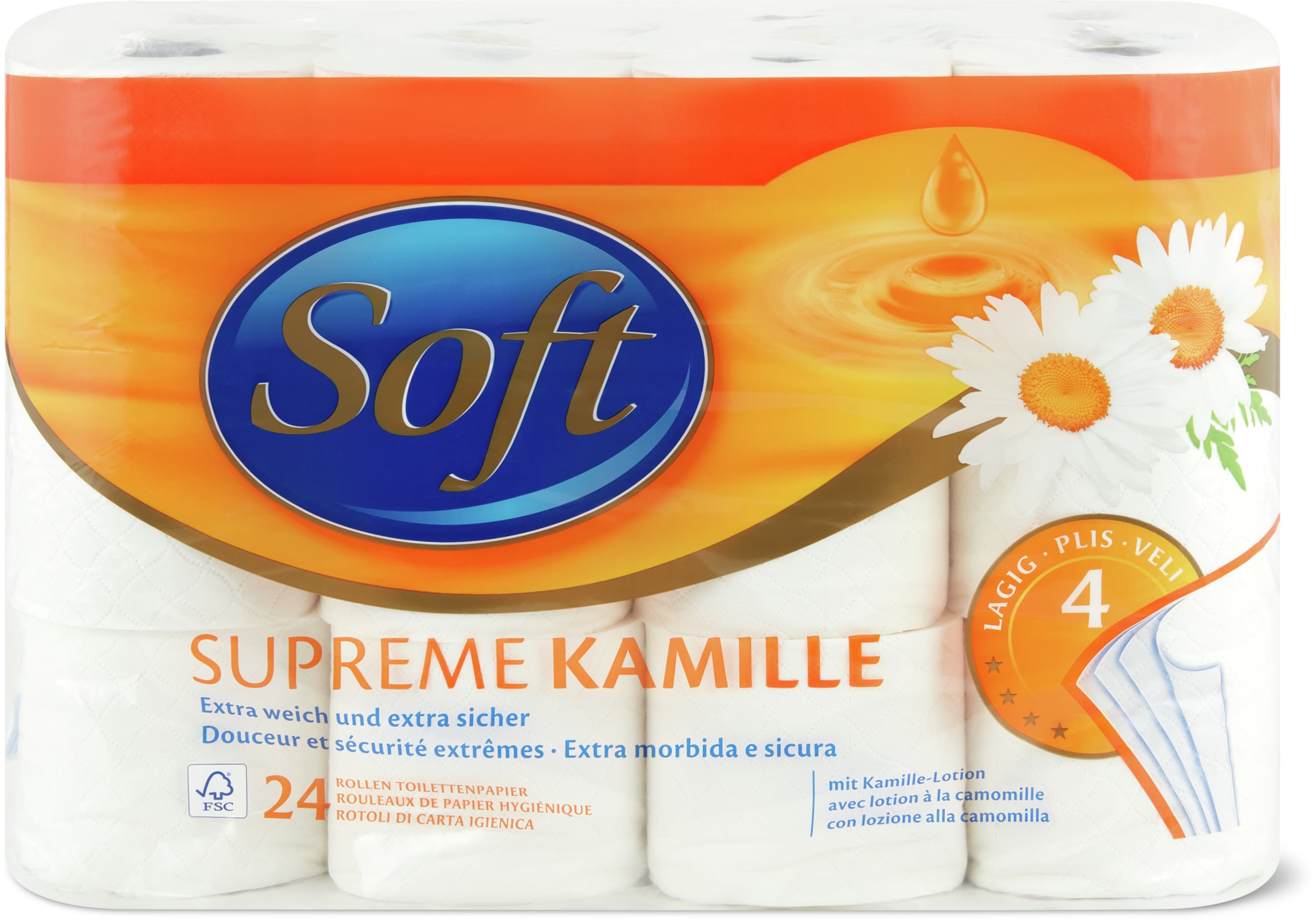 Supreme Kamille mit Lotion 4-lagig